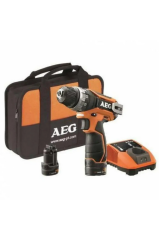 AEG BS12C2'li Çift Akülü Matkap Vidalama 12v 2Ah