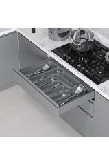 S-2287 54 X 49 Gri Plastik Kaşıklık