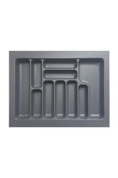 2288 64*49 Gri Plastik 10 Gözlü Kaşıklık Kepçelik S-2288-g