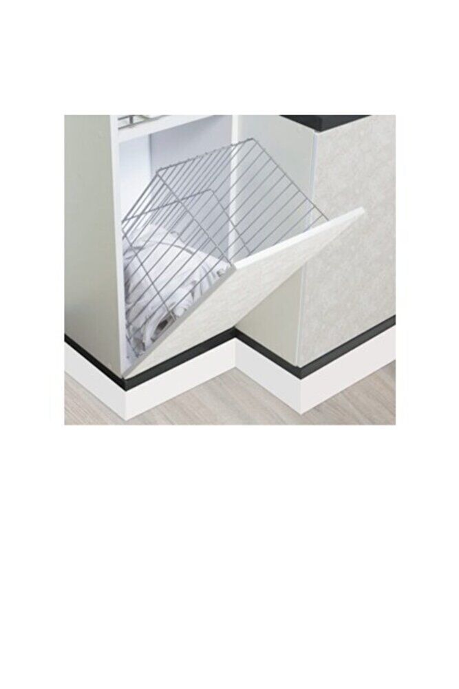 S-8012-c Kapağa Monte Çamaşır Sepeti 35 Cm