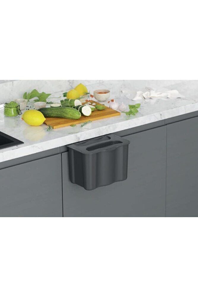 S-2575-a Askılı Çöp Kovası 5 Lt Antrasit