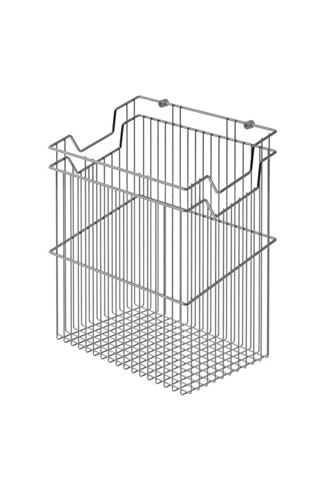 Krom 53x29x50x60 Cm Askılı Çamaşır Sepeti (s-8117-c)