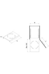 Teleskopik Raylı Tüpçek - Gri ( Zsx S-2241-c )