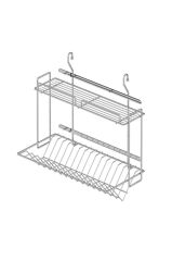 Krom Askılı Tabaklık Bardaklık (S-4018-C)