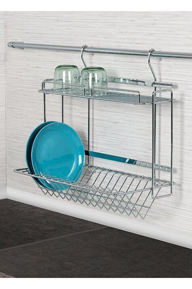 Askılı Tabaklık Bardaklık Set S-4018-c Askı Borusu Ve Bağlantı Aparatları Dahil