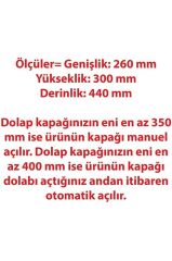 S-2573 Teleskopik Raylı Tezgah Altı Dolap Içi Sürgülü Çöp Kovası 16 Lt 2 Yıl Garantili
