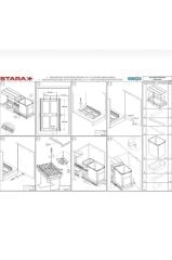 S-2391 TELESK. RAYLI PLASTİK GÖVDE ÇÖP KOVASI 16+1 LT