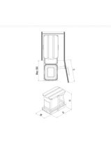 S-2391 TELESK. RAYLI PLASTİK GÖVDE ÇÖP KOVASI 16+1 LT