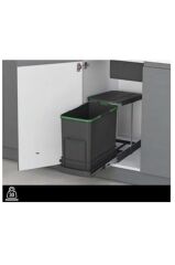 Çöp Kovası Antrasit Gri S-2571