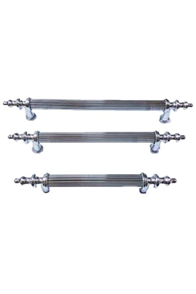 3 Adet Metax Kumru Boy Kulp 160 Mm Krom