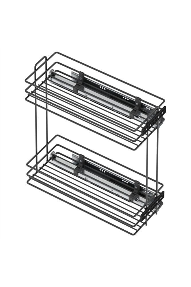 Antrasit Gizli Raylı Deterjanlık (s-2444-a) Ücretsiz Kargo