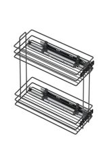 Antrasit Gizli Raylı Deterjanlık (s-2444-a) Ücretsiz Kargo