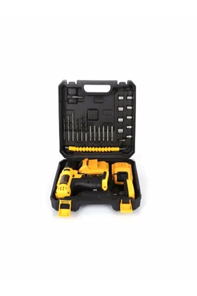 Dawreek Abb Solar Energ 24v 5.0ah Çelik Mandrenli 27 Parça Darbeli Şarjlı Matkap