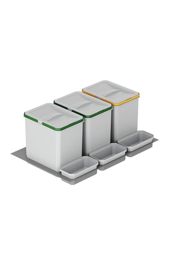 Gri Çekmece Içi Çöp Kovası (manuel) (s-2552-g) Ücretsiz Kargo