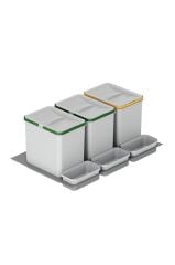 Gri Çekmece Içi Çöp Kovası (manuel) (s-2552-g) Ücretsiz Kargo