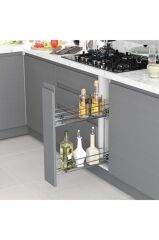 Krom Gizli Raylı Şişelik ( S-2414-c )