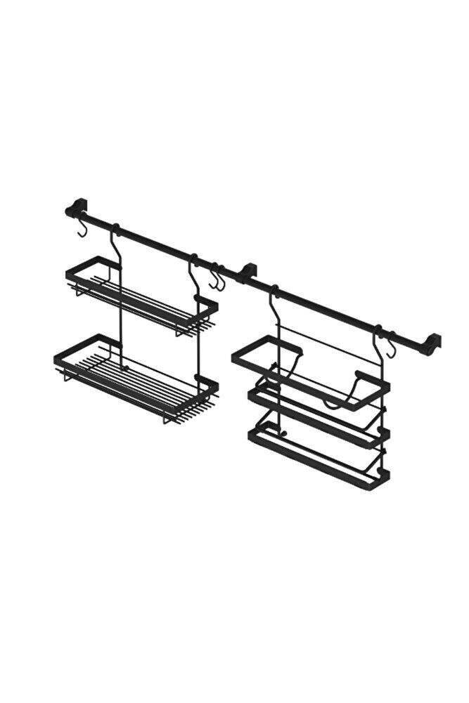 S-4522-A TEZGAH ÜSTÜ FONKSİYONLU SET TAKIM BAHARATLIK HAVLU KAĞIT HAVLULUK FOLYOLUK