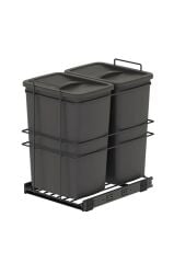 Bağımsız Çöp Kovası 35 35 Lt. (FR.)-antrasit