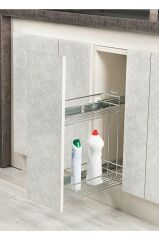 Yandan Raylı Frenli Deterjanlık 25 Cm Kapak Için