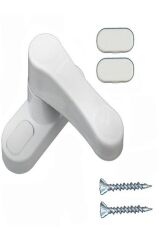 Pvc Emniyet Kilidi (çocuk Emniyet Kilidi) Beyaz