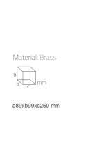 Banyo Krom Duş Rafı Krom Renk 98x100x250 Mm