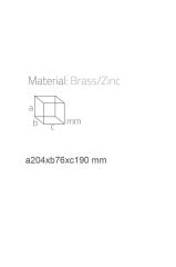 Steplıne Halka Havluluk Gold Renk 204x76x190 Mm