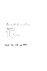 Dorado Halka Havluluk Krom Renk 202x72x199 Mm