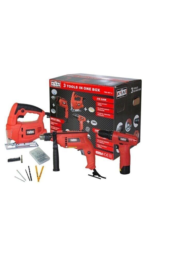 Trio Set Li (matkap + Dekupaj + Vidalama) A0602025