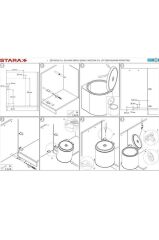 Kopya - Paslanmaz Krom Çelik 10 Litre Dolap Içi Çöp Kovası S 2251 Ss