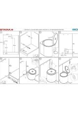 Paslanmaz Krom Çelik 10 Litre Dolap Içi Çöp Kovası S 2251 Ss