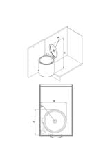 Paslanmaz Krom Çelik 10 Litre Dolap Içi Çöp Kovası S 2251 Ss